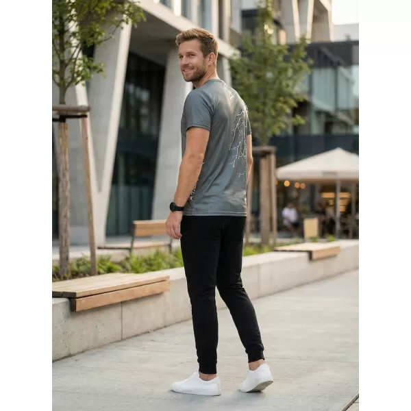  Premium-T-Shirt für Herren ALTISPORT VOJ/ALM004TR01 GRAPHIT 