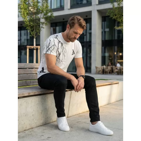  Premium-T-Shirt für Herren ALTISPORT VOJ/ALM004TR01 WEIß 