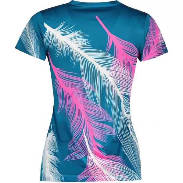  Hochwertiges Funktions-T-Shirt für Damen ALTISPORT VOJ/ALW001TR01 PETROL/ROSA 