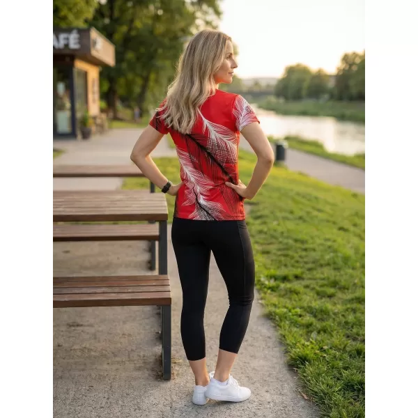  Hochwertiges Funktions-T-Shirt für Damen ALTISPORT VOJ/ALW001TR01 ROT 