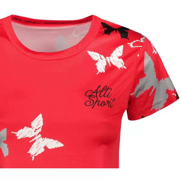 Hochwertiges Funktions-T-Shirt für Damen ALTISPORT VOJ/ALW002TR01 ROT 