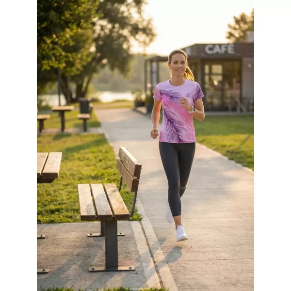  Hochwertiges Funktions-T-Shirt für Damen ALTISPORT VOJ/ALW001TR01 LILA 