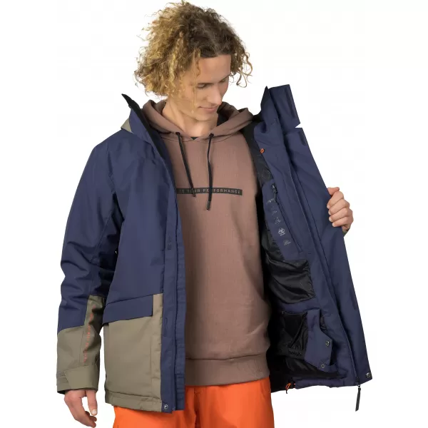  Herrenjacke HANNAH GAROW FD STIMMUNG INDIGO/GEBRANNTES OLIV 