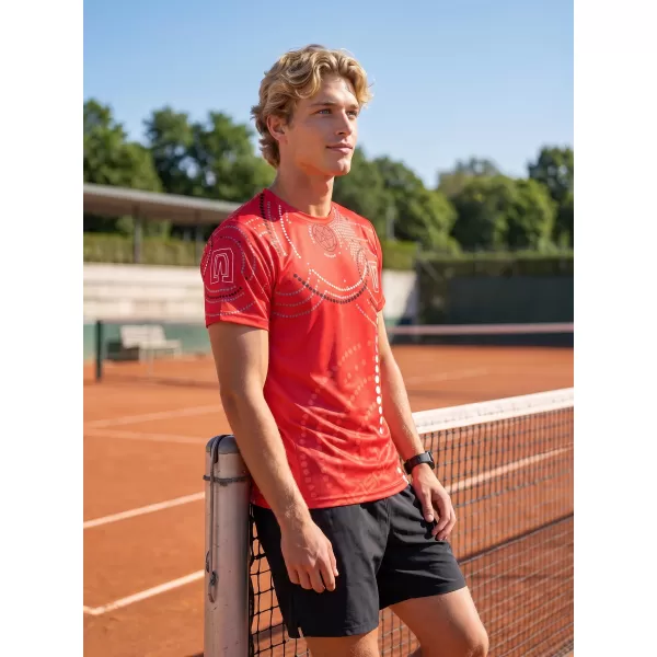  Premium-T-Shirt für Herren ALTISPORT VOJ/ALM003TR01 ROT 