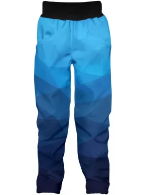 Baby Softshell Hosen WAMU MOZAIKA BLAU