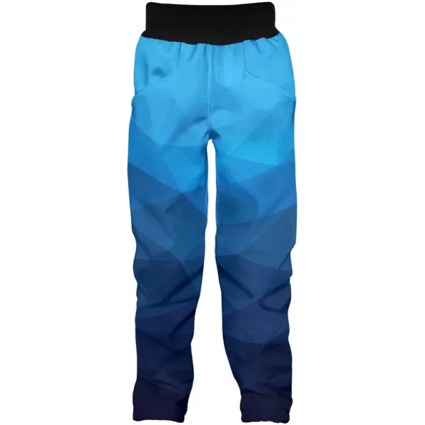  Baby Softshell Hosen WAMU MOZAIKA BLAU 
