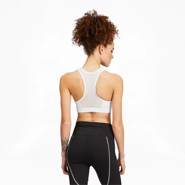  Damen-BH PUMA MID IMPACT 4KEEPS GRAPHIC BRA PM 520306-52 WEIß 