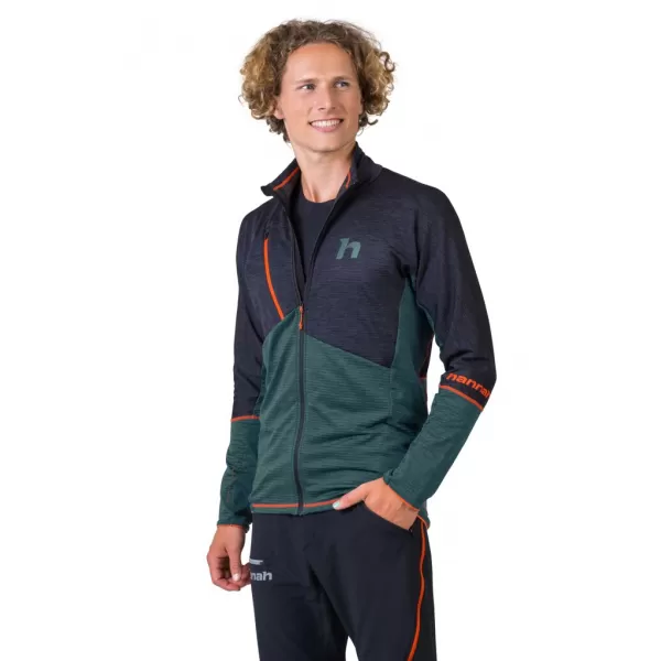  Herren-Sweatshirt HANNAH NIRO ANTHRAZIT/JASPISMEL 