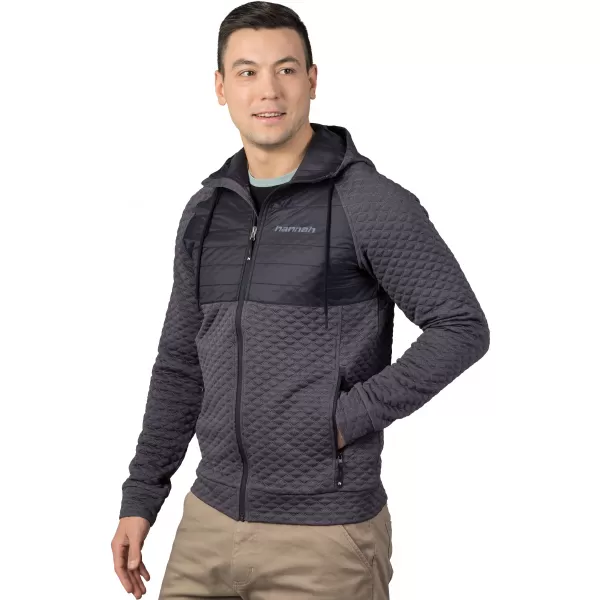 Herren-Sweatshirt HANNAH QUIL II ASPHALTMEL/ANTHRAZIT 
