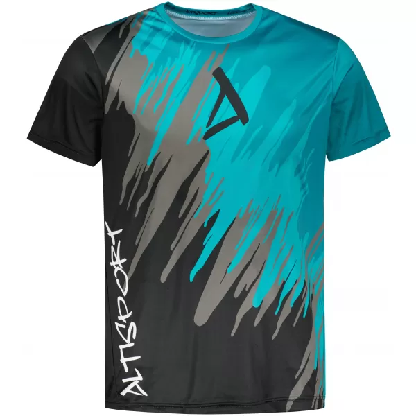  Hochwertiges Funktions-T-Shirt für Herren ALTISPORT VOJ/ALM006TR01 SCHWARZ/KEROSIN 