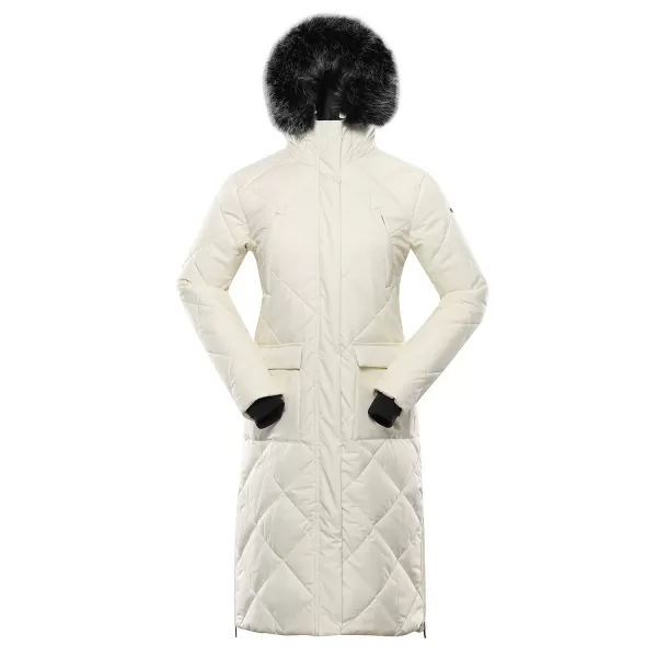  Mantel ALPINE PRO GOSBERA LCTB205 WEIß 