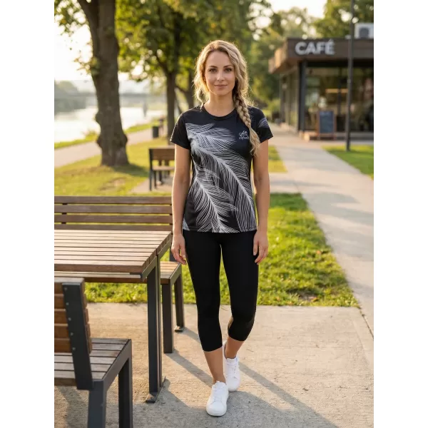  Hochwertiges Funktions-T-Shirt für Damen ALTISPORT VOJ/ALW001TR01 SCHWARZGRAU 