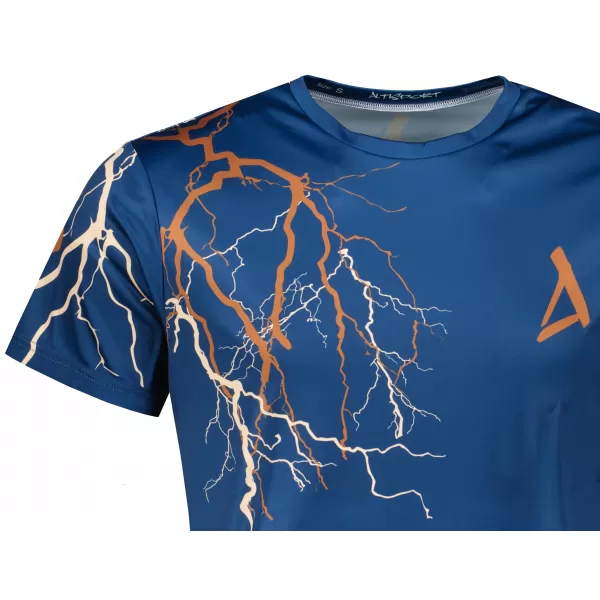  Premium-T-Shirt für Herren ALTISPORT VOJ/ALM004TR01 MARINE/BRAUN 