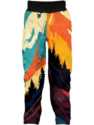 Baby Softshell Hosen WAMU MOUNTAIN BIKE SVĚTLÁ MEHR GEFÄRBT