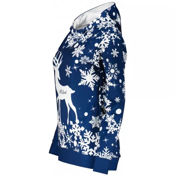  Premium-Sweatshirt für Damen ALTISPORT VOJ/ALWVN5MI01 NAVY BLAU 