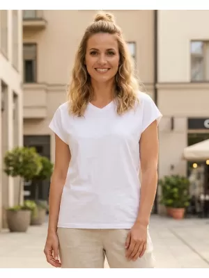 Damen-T-Shirt SAM 73 VITANI WT 898 WEIß