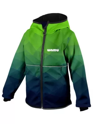 Baby Softshell Jacke WAMU MOZAIKA GRÜN