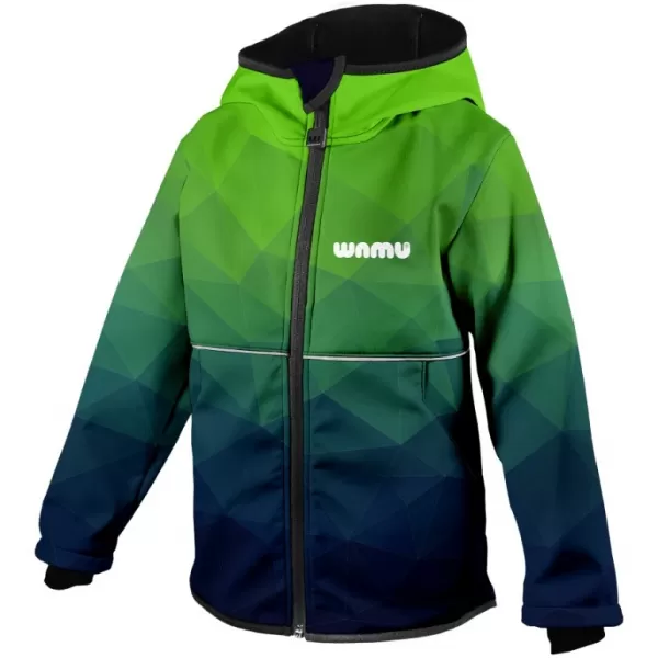  Baby Softshell Jacke WAMU MOZAIKA GRÜN 