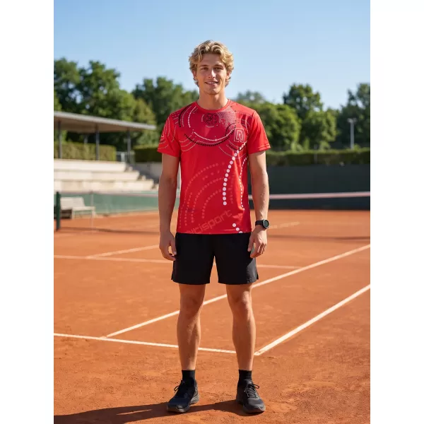  Premium-T-Shirt für Herren ALTISPORT VOJ/ALM003TR01 ROT 