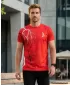 Premium-T-Shirt für Herren ALTISPORT VOJ/ALM004TR01 ROT