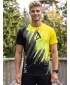 Hochwertiges Funktions-T-Shirt für Herren ALTISPORT VOJ/ALM006TR01 SCHWARZ UND GELB