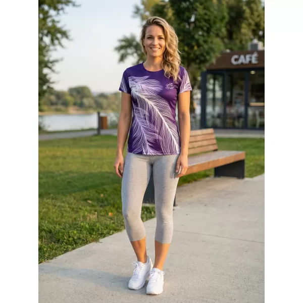  Hochwertiges Funktions-T-Shirt für Damen ALTISPORT VOJ/ALW001TR01 LILA 