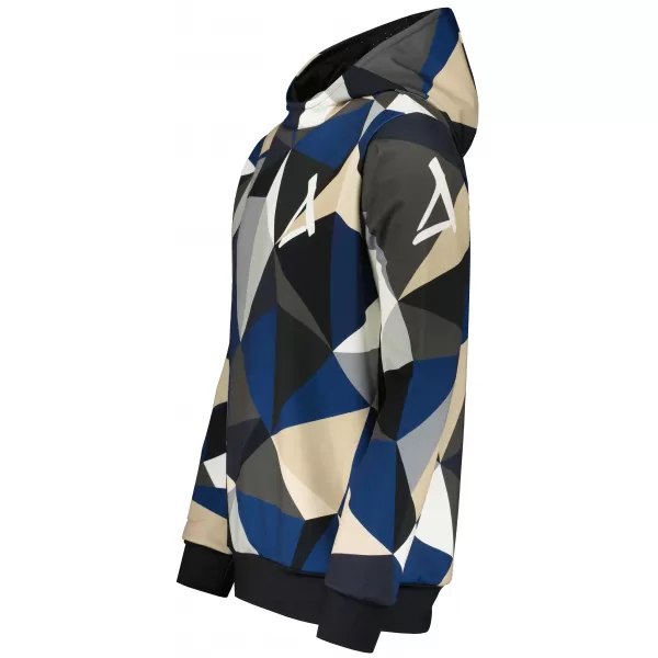  Premium-Sweatshirt für Herren ALTISPORT VOJ/ALM007MI01 MARINEBLAU/BRAUN 