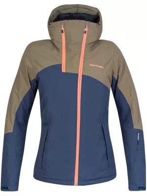 Damenjacke HANNAH MAKY COL GEBRANNTES OLIVGRÜN/STIMMUNGSINDIGO