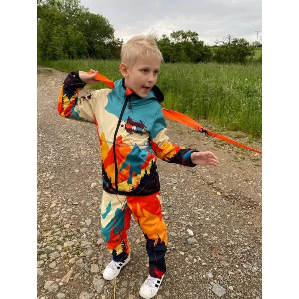  Baby Softshell Hosen WAMU MOUNTAIN BIKE SVĚTLÁ MEHR GEFÄRBT 