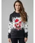 Premium-Sweatshirt für Damen ALTISPORT VOJ/ALWVN2MI01 SCHWARZ