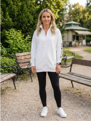 Erweitertes Damen-Sweatshirt SAM 73 ASAJJ WM 781 CREMEFARBEN