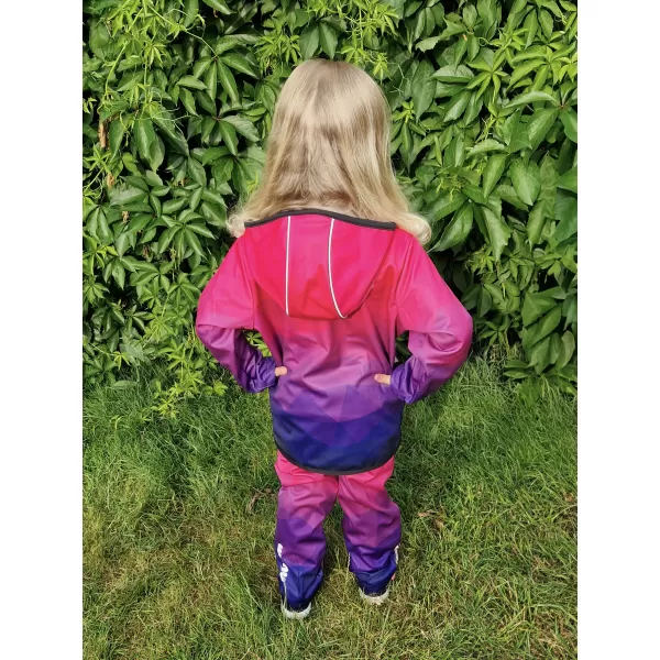  Baby Softshell Jacke WAMU MOZAIKA LILA 