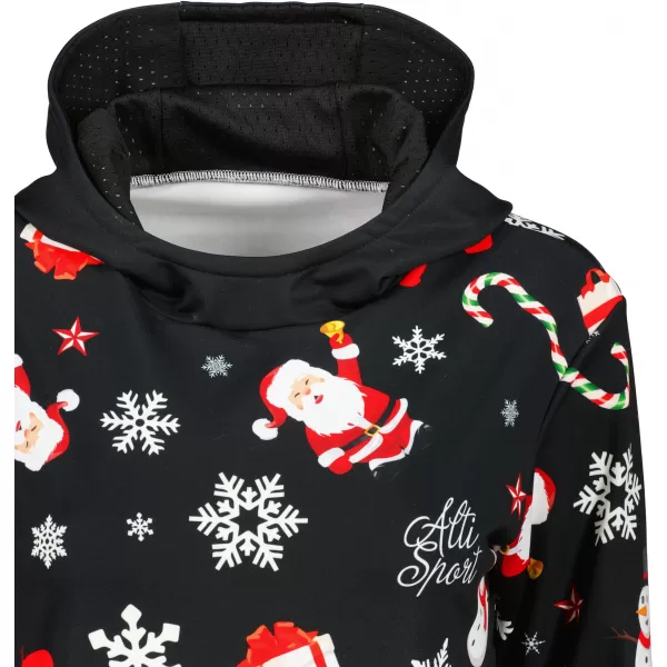  Premium-Sweatshirt für Damen ALTISPORT VOJ/ALWVN1MI01 SCHWARZ 