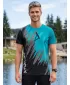 Hochwertiges Funktions-T-Shirt für Herren ALTISPORT VOJ/ALM006TR01 SCHWARZ/KEROSIN