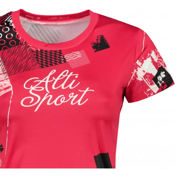  Hochwertiges Funktions-T-Shirt für Damen ALTISPORT VOJ/ALW009TR01 ROT 