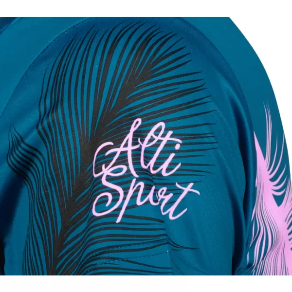  Hochwertiges Funktions-T-Shirt für Damen ALTISPORT VOJ/ALW001TR01 PETROL/HELLROSA 