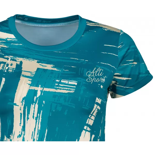  Hochwertiges Funktions-T-Shirt für Damen ALTISPORT VOJ/ALW010TR01 KEROSIN/BLAU 
