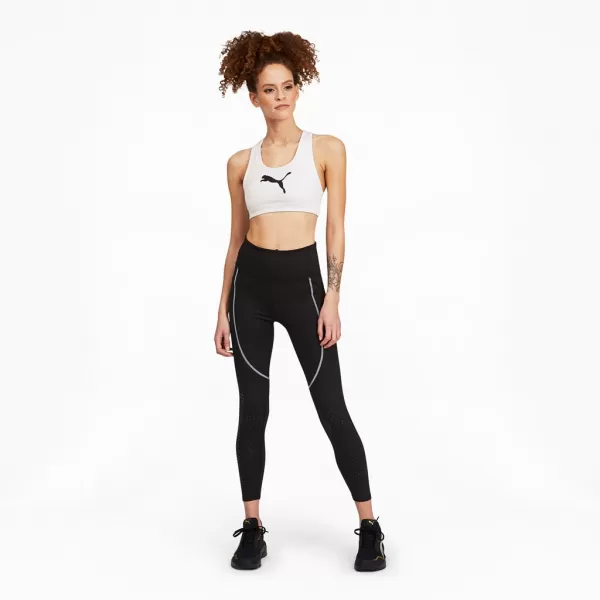  Damen-BH PUMA MID IMPACT 4KEEPS GRAPHIC BRA PM 520306-52 WEIß 