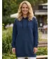 Erweitertes Damen-Sweatshirt mit Kapuze SAM 73 TRUDY WM 782 STAHLBLAU