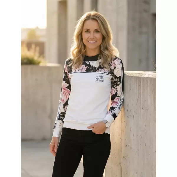  Premium-Sweatshirt für Damen ALTISPORT VOJ/ALW008MI01 WEIß 
