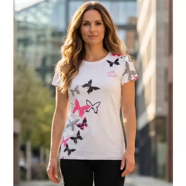  Hochwertiges Funktions-T-Shirt für Damen ALTISPORT VOJ/ALW002TR01 WEIß 
