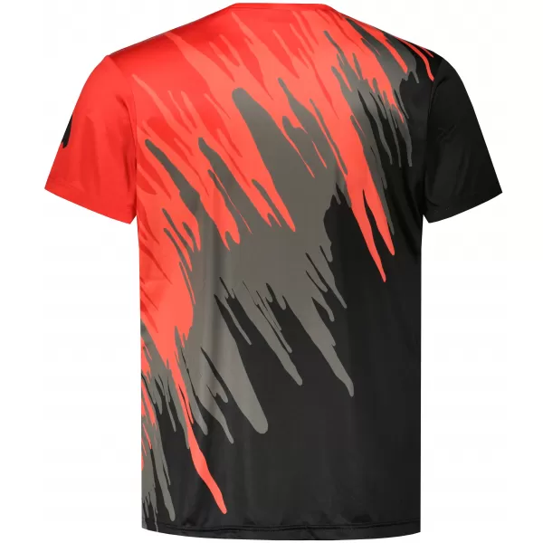  Hochwertiges Funktions-T-Shirt für Herren ALTISPORT VOJ/ALM006TR01 SCHWARZ UND ROT 