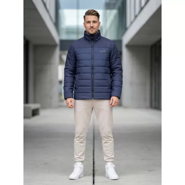  Herrenjacke PUMA ESS+ PADDED JACKET 849349-06 BLAU 