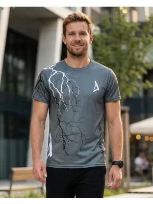 Premium-T-Shirt für Herren ALTISPORT VOJ/ALM004TR01 GRAPHIT