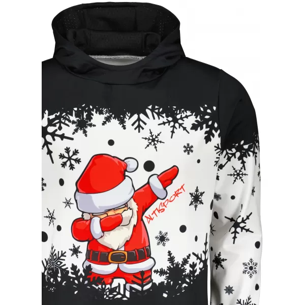  Premium-Sweatshirt für Herren ALTISPORT VOJ/ALMVN2MI01 SCHWARZ 