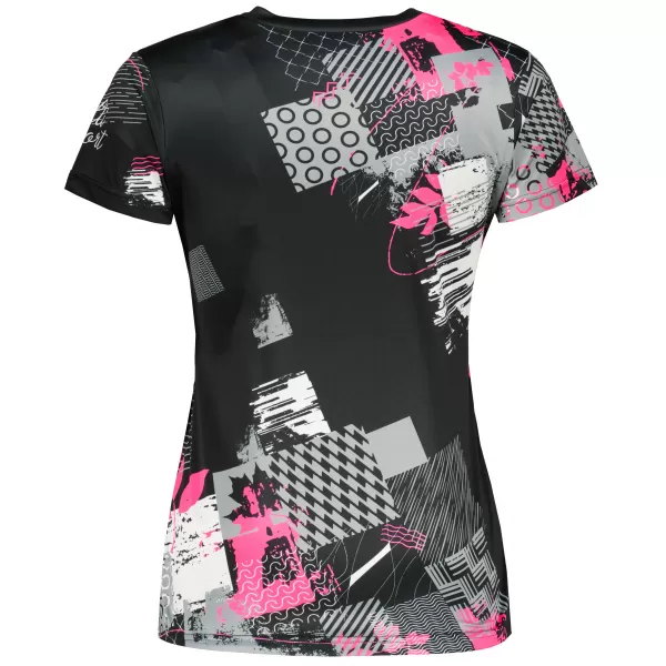  Hochwertiges Funktions-T-Shirt für Damen ALTISPORT VOJ/ALW009TR01 SCHWARZ/HELLROSA 