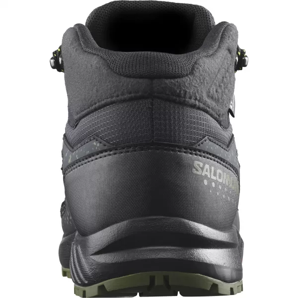  Kinderschuhe SALOMON OUTWAY MID CSWP JUNIOR L47283500 PHANTOM/SCHWARZ/SICHERHEITSGELB 