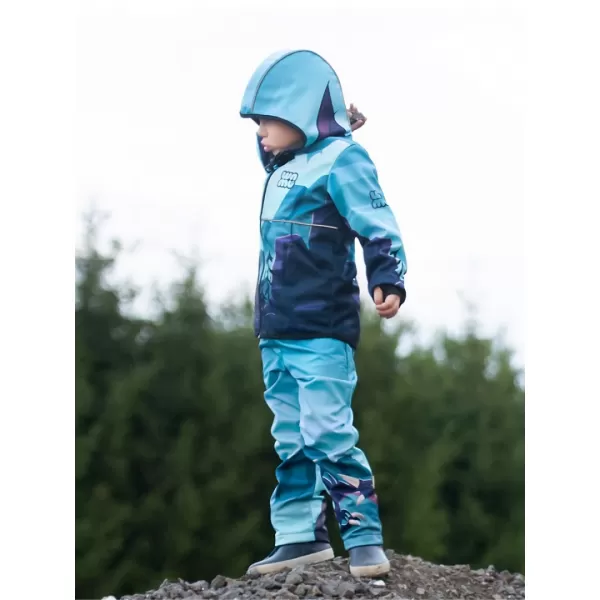  Softshellhose für Kinder WAMU DRAGON FANTASY BLAU 