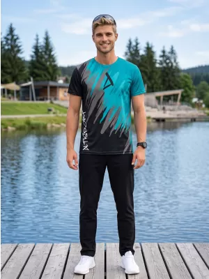 Hochwertiges Funktions-T-Shirt für Herren ALTISPORT VOJ/ALM006TR01 SCHWARZ/KEROSIN