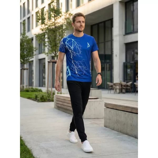  Premium-T-Shirt für Herren ALTISPORT VOJ/ALM004TR01 KÖNIGSBLAU 